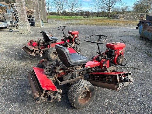 Ride lawn mowers used - on,