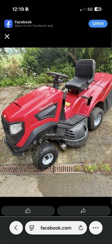 Mountfield 1740h ride lawn - 1740h,