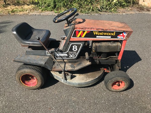 Westward ride mower - on,