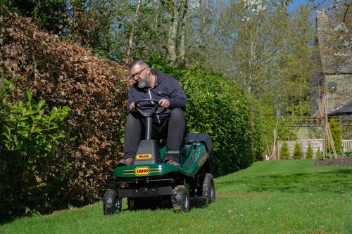 Webb petrol ride - petrol, lawn