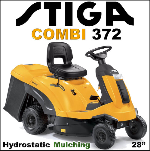 Stiga combi 372 ride lawn - stiga, on