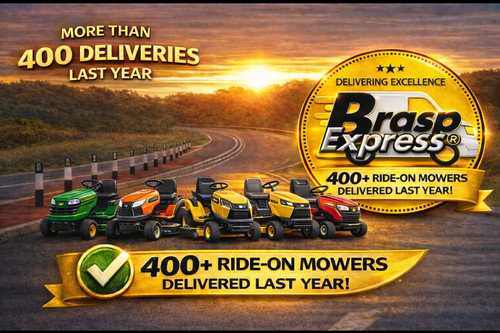 Ride mower transportation - mower,
