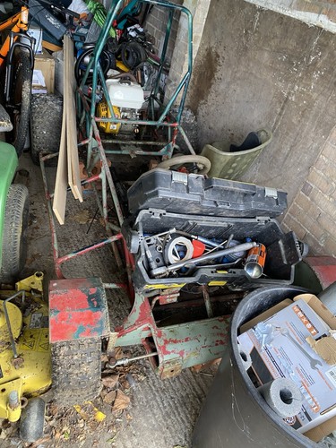 Off road sit on mower - off, &